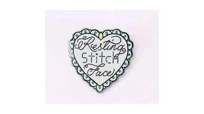 Resting Stitch Face Enamel Pin