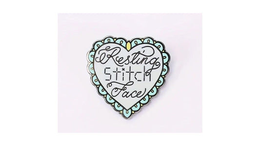 Resting Stitch Face Enamel Pin