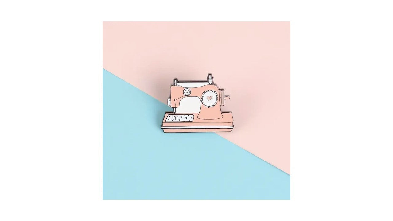 Pink Sewing Machine Enamel Pin - Novelty•ish