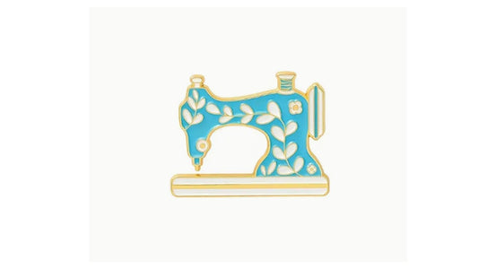 Blue Sewing Machine Enamel Pin - Novelty•ish