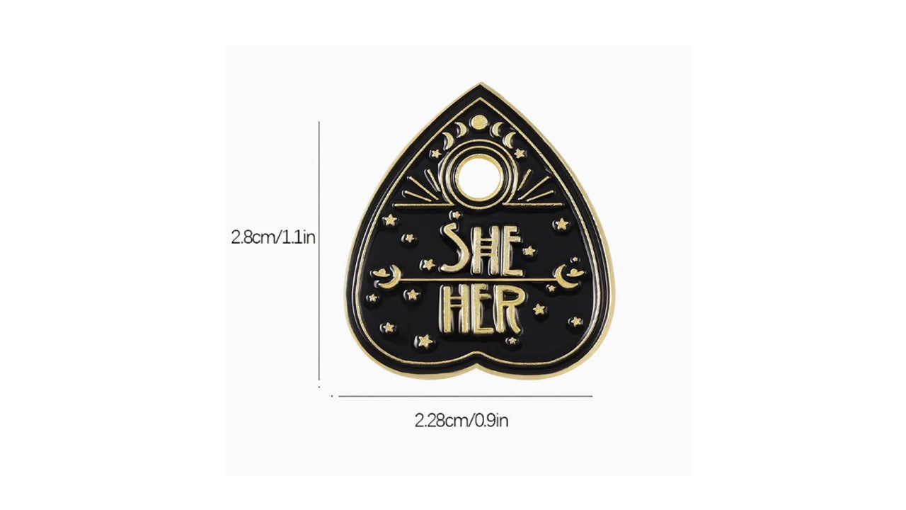 She/Her Ouija Pin - Novelty•ish