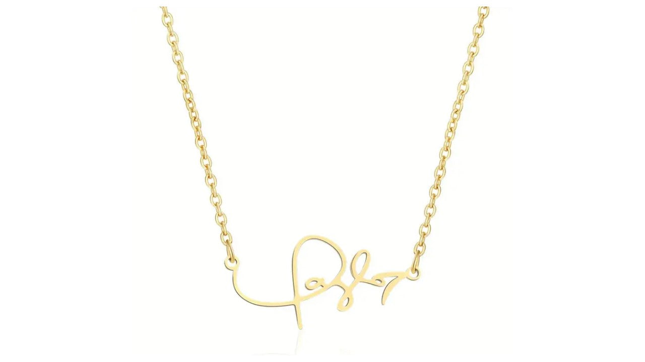 Taylor Swift Signature Costume Gold Necklace - Novelty•ish