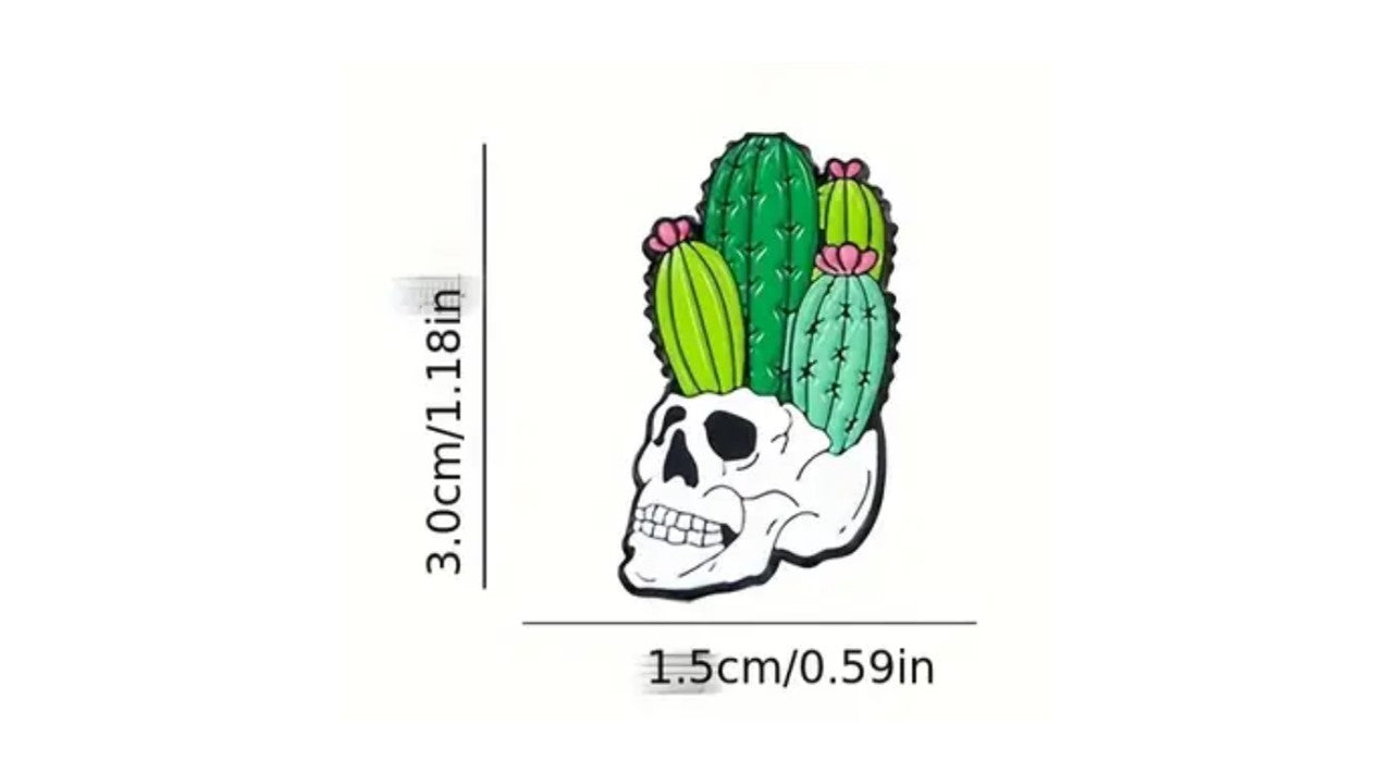 Cactus Brain Enamel Pin - Novelty•ish