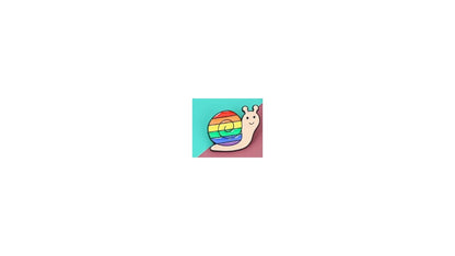 Rainbow Snail Enamel Pin - Novelty•ish