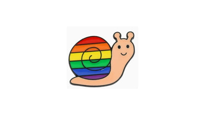 Rainbow Snail Enamel Pin - Novelty•ish