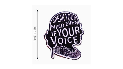 Speak Your Mind Enamel Pin