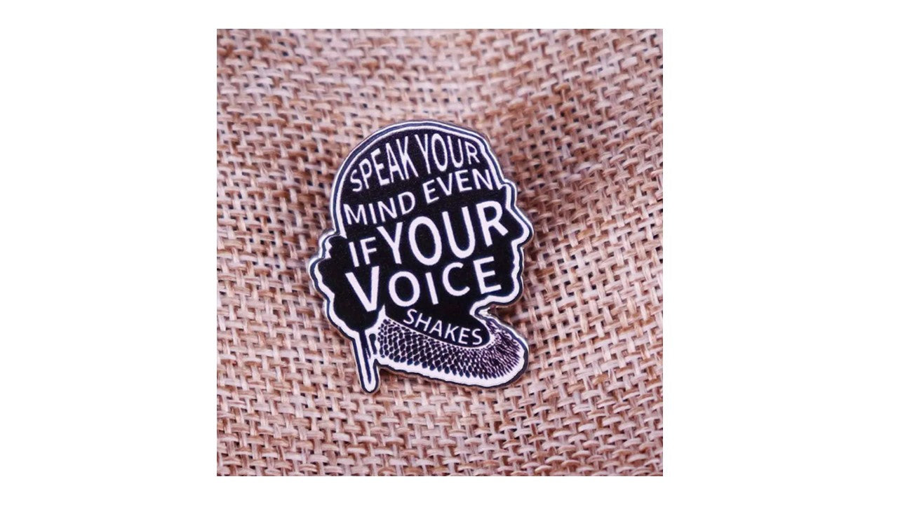 Speak Your Mind Enamel Pin