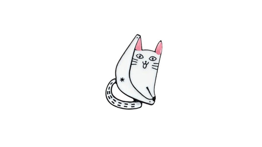 Splits Cat Enamel Pin - Novelty•ish