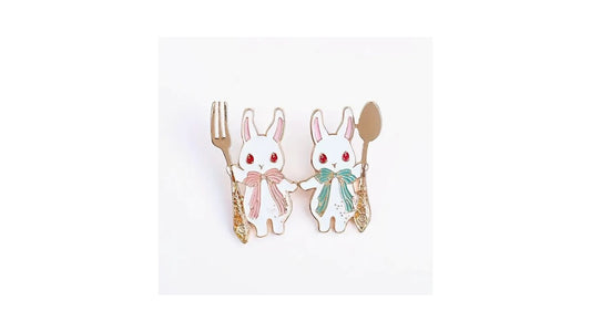 Cute Bunnies Enamel Pin Set - Novelty•ish
