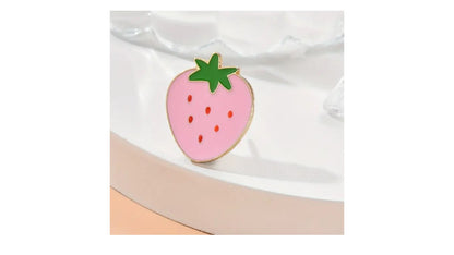 Pink Strawberry Enamel Pin - Novelty•ish