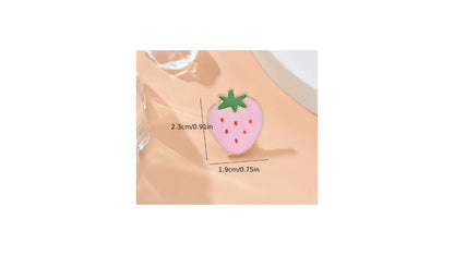 Pink Strawberry Enamel Pin - Novelty•ish