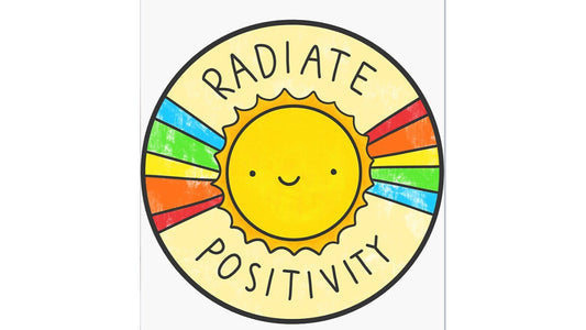 Radiate Positivity Sticker - Novelty•ish