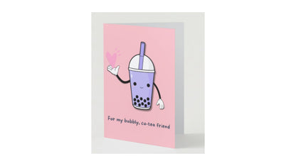 For my Bubbly Friend Greeting Card