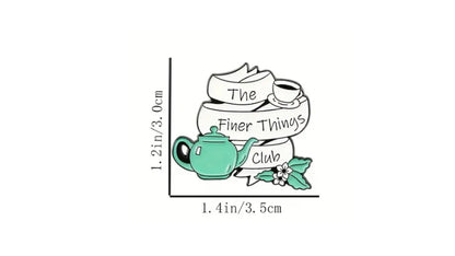 The Finer Things Enamel Pin - Novelty•ish