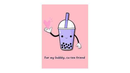 For my Bubbly Friend Greeting Card