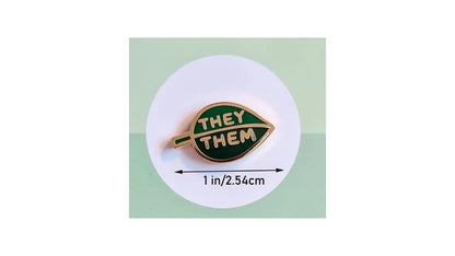 They/Them Enamel Pin - Novelty•ish