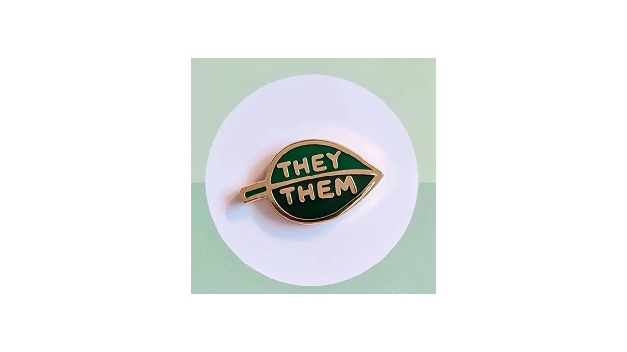 They/Them Enamel Pin - Novelty•ish