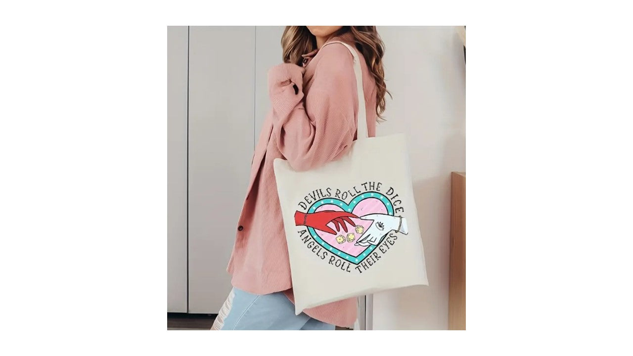 Angels Roll Their Eyes Tote Bag - Novelty•ish