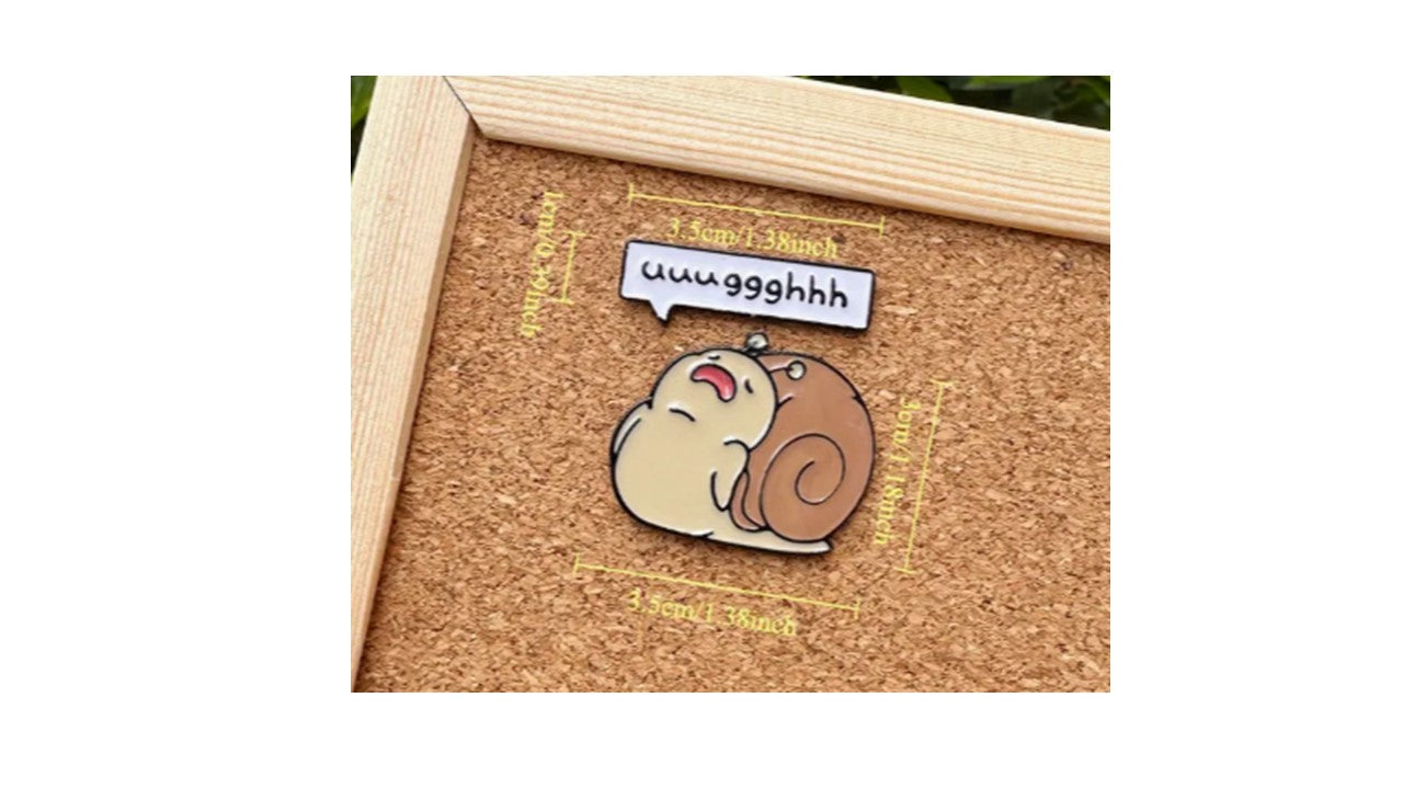 Frustrated Snail Enamel Pin Set