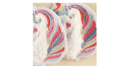 Fluffy Unicorn Iron-On Patch - Novelty•ish