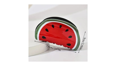 Watermelon Hair Claw Clip - Fun Statement Hair Accessory