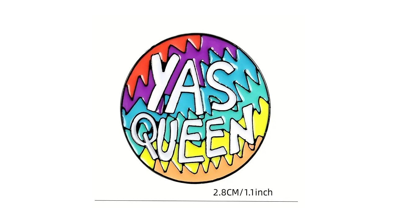 Yas Queen Enamel Pin - Novelty•ish