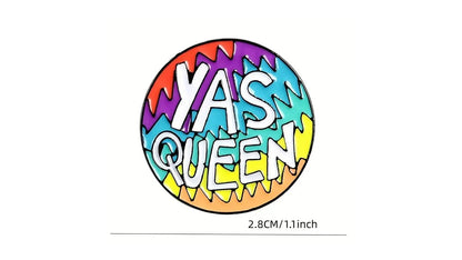 Yas Queen Enamel Pin - Novelty•ish