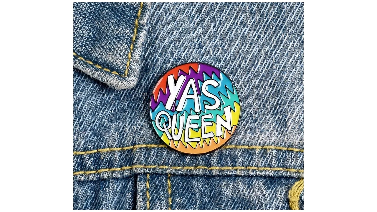 Yas Queen Enamel Pin - Novelty•ish