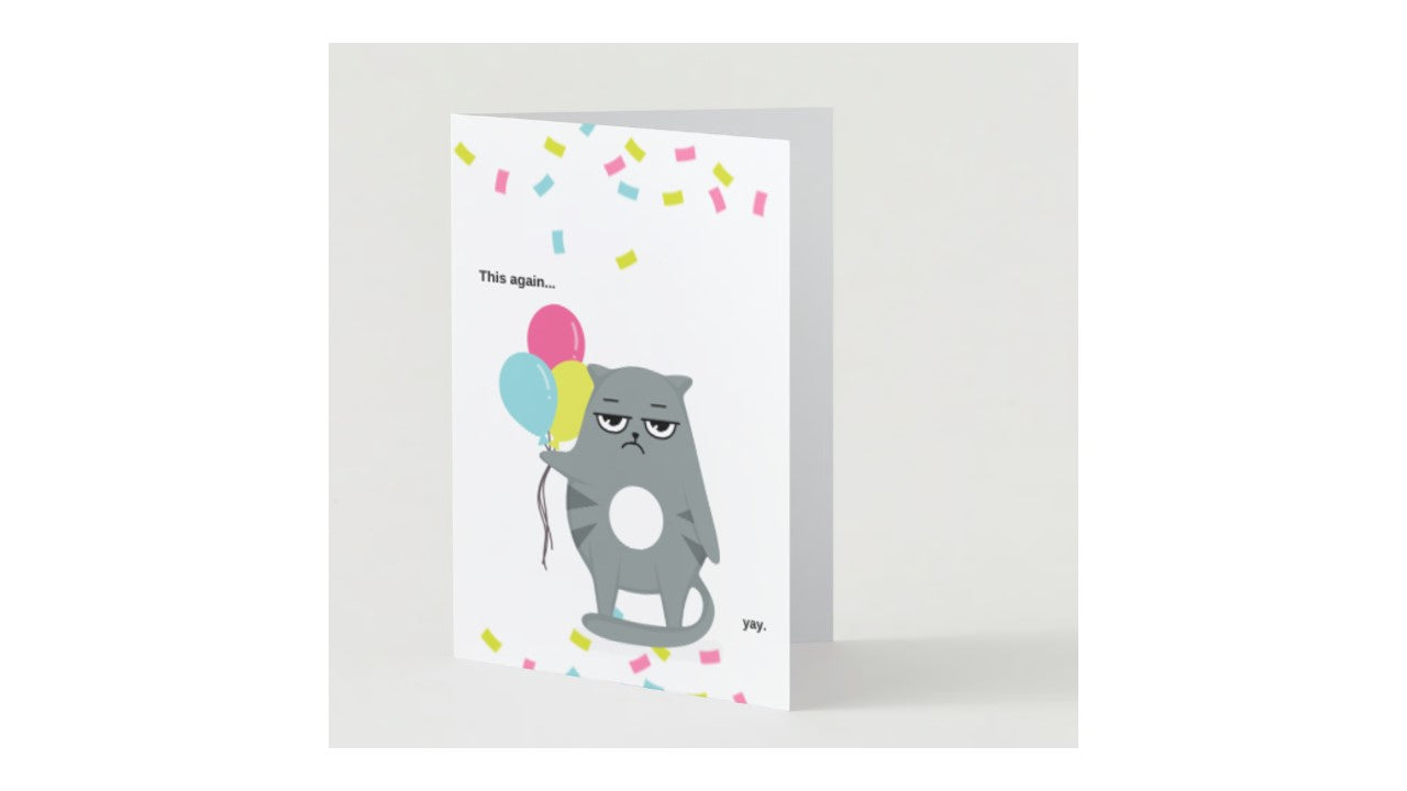 This again Greeting Card - Novelty•ish