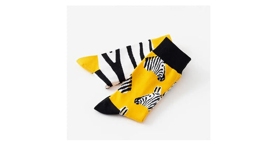 Zebra Socks - Novelty•ish