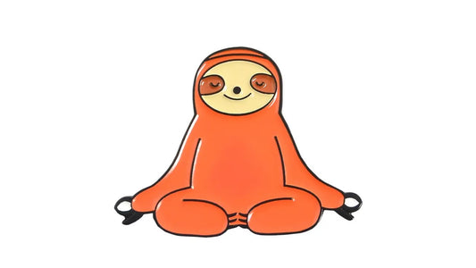Zen Sloth Enamel Pin - Novelty•ish