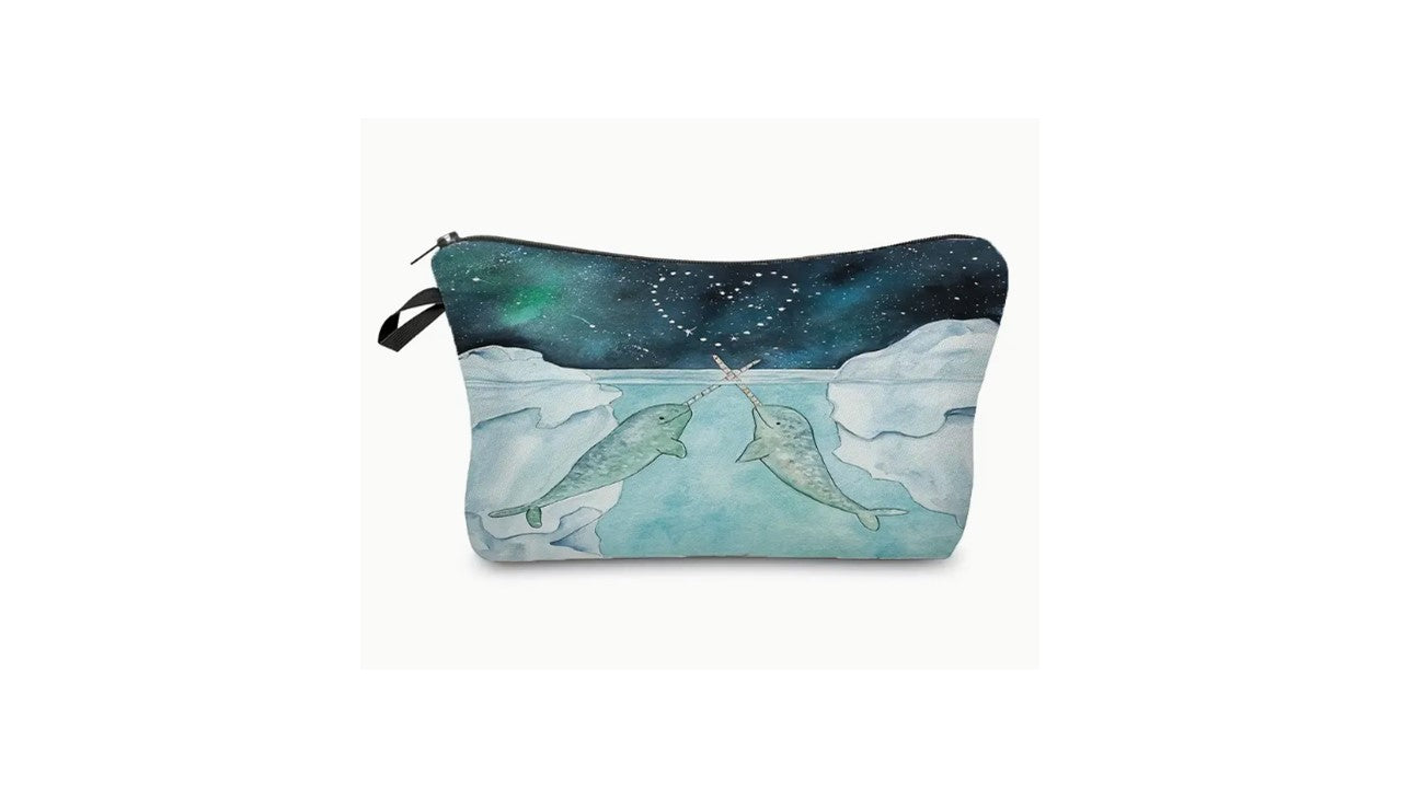 Whimsy Narwhals Zipper Pouch - Novelty•ish